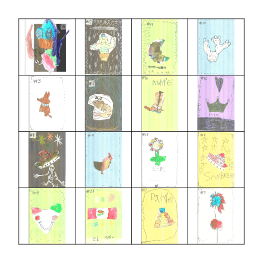 1P Loteria Bingo Card