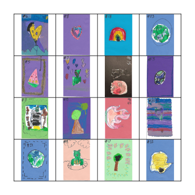 1D Loteria Bingo Card