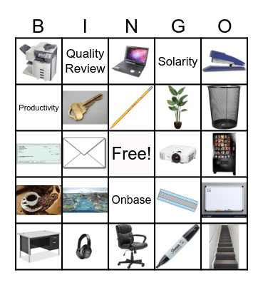 Office Bingo Card