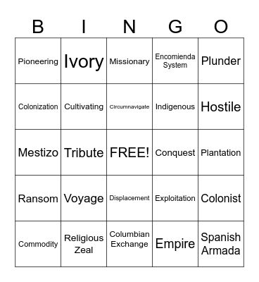 The Science Lab Bingo Card