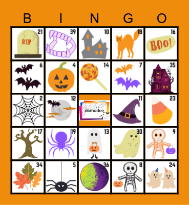 ANA BOO! BINGO Card