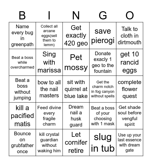 HKMP BINGO Card