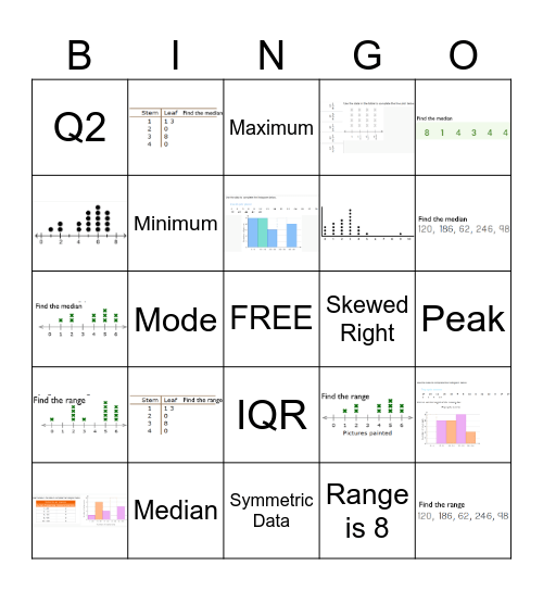 Data Bingo Card