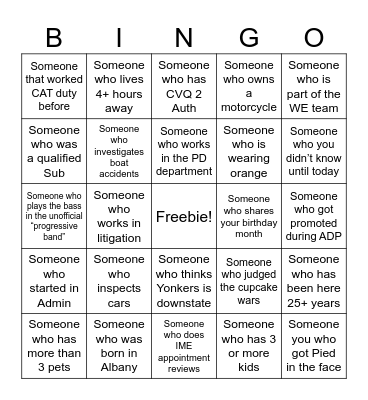 WINNING IS BETTER TOGETHER Bingo Card