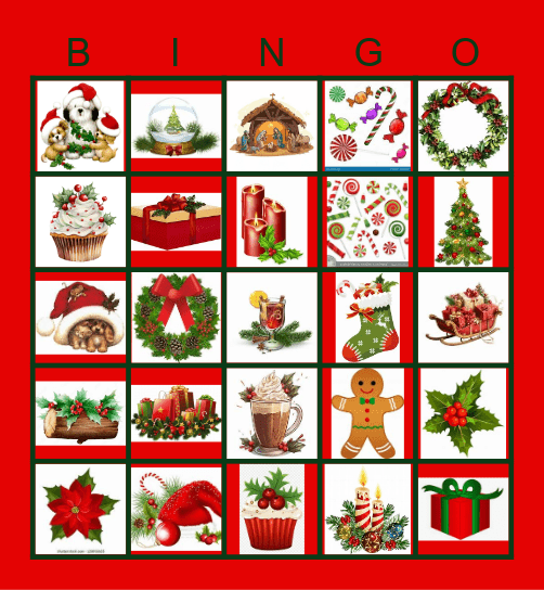 CHRISTMAS BINGO Card