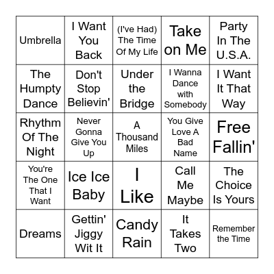 VIBE BINGO Card