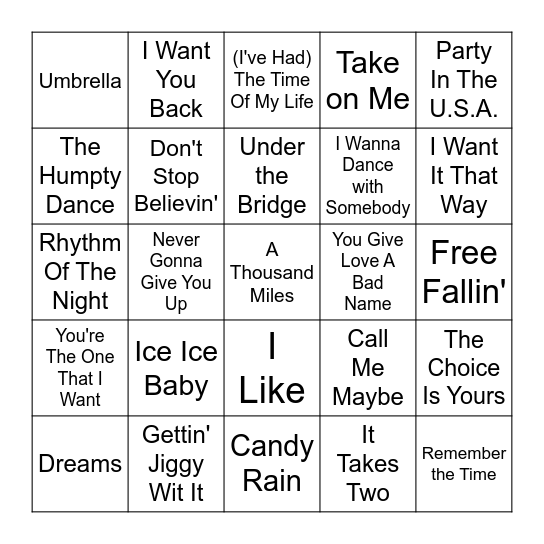 VIBE BINGO Card