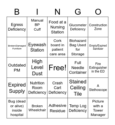 BINGO- Quality Style Bingo Card