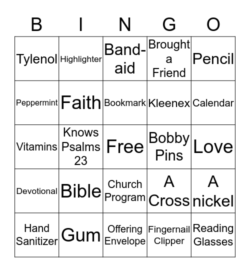 Women's Day 2016 Bingo Card