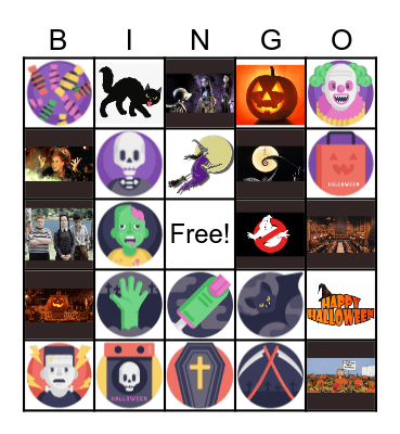 Spookie Fun Bingo Card