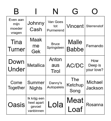 famillieweekend 2024 Bingo Card