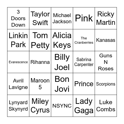 Birthday Bingo Card