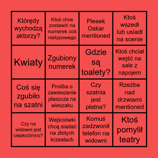 POLO-BINGO Card