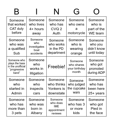 WINNING IS BETTER TOGETHER Bingo Card