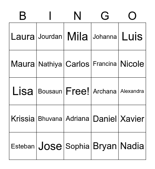 Halloween CDM Bingo Card