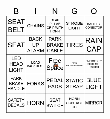 Technician Bingo               November 1st-December 31st Bingo Card