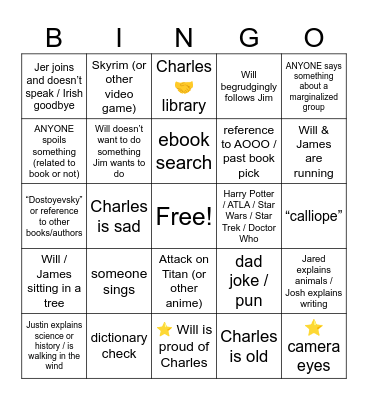 Something Wicked Ch 32-29 Bingo Card