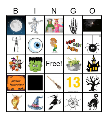 Haunted BINGO Card