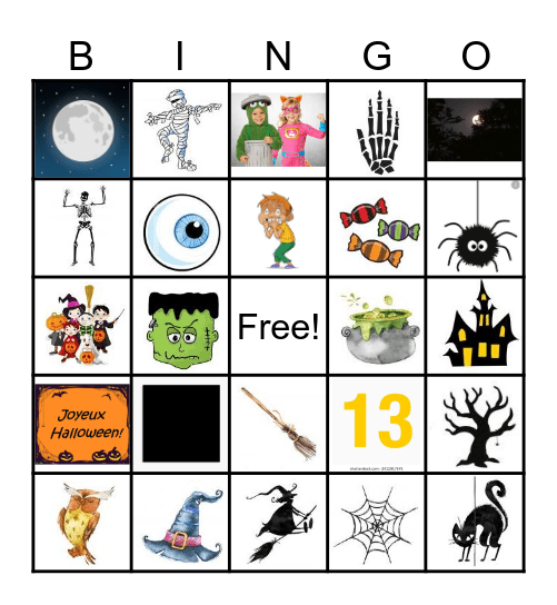 Haunted BINGO Card