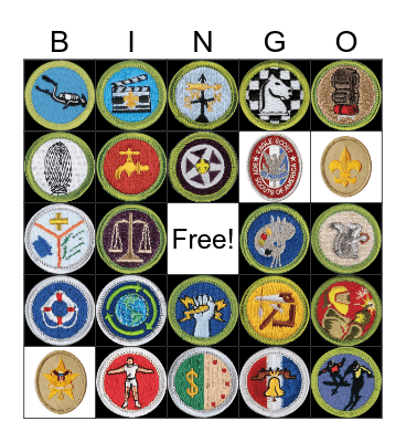 Scout Bingo Card