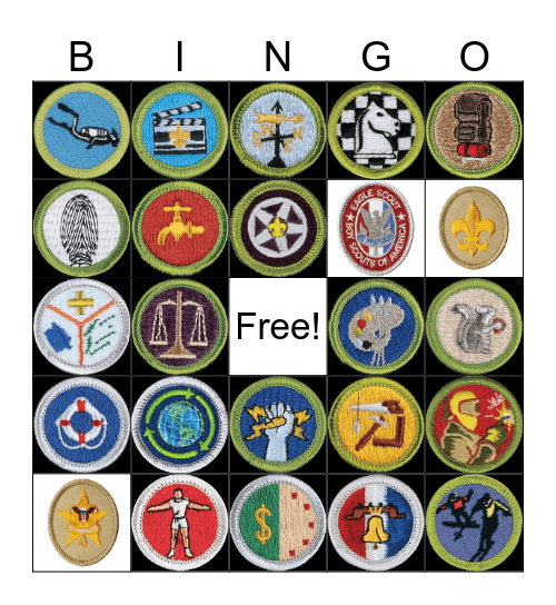 Scout Bingo Card