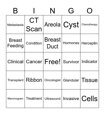 Booby Bingo Card