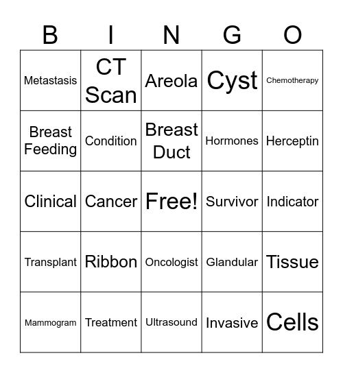 Booby Bingo Card