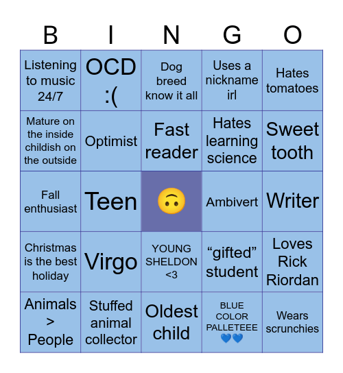 ＳＰＩＣＥ’Ｓ ＢＩＮＧＯ :) Bingo Card