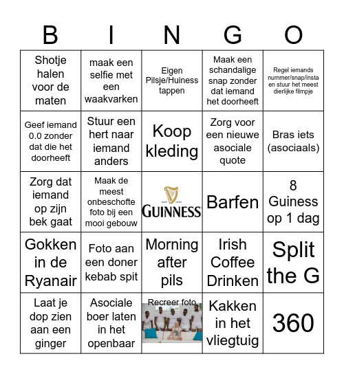 Vo bosses ailse bingo Card