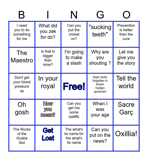 ~ Philbert Bingo ~ Bingo Card