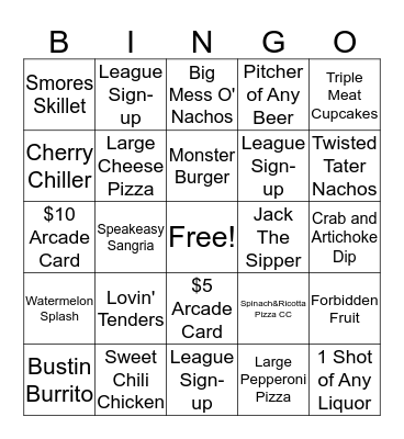 Brunswick BINGO!  Bingo Card