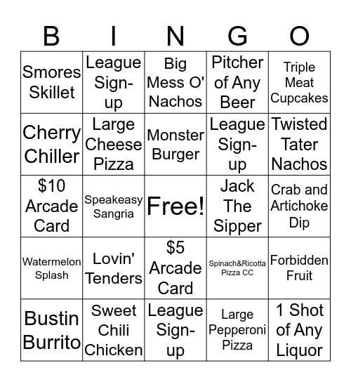Brunswick BINGO!  Bingo Card