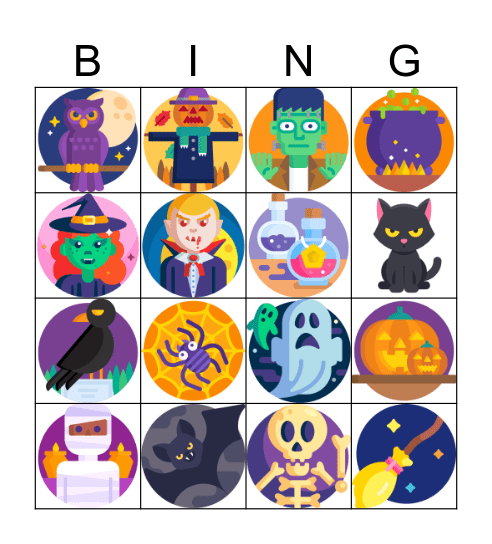 Bingo Halloween Bingo Card