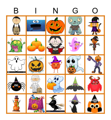 Halloween Bingo Card