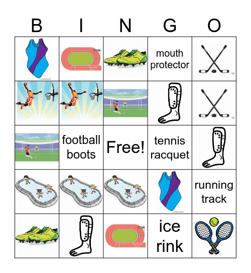 Sports Bingo Card