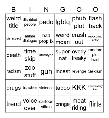 what Bingo Card