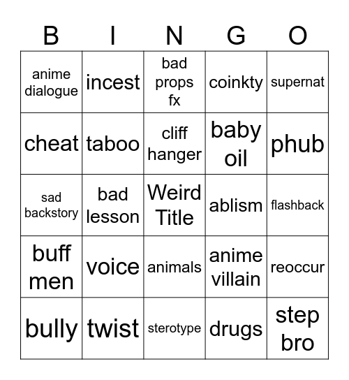 what Bingo Card