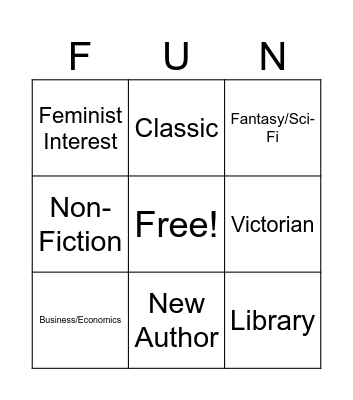 Oct-Nov TBR Bingo 2 Bingo Card