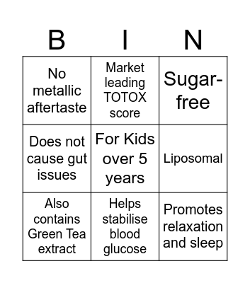 Phytoceutics Bingo Card