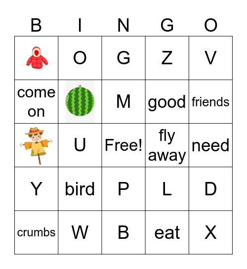 Power up w6 Bingo Card