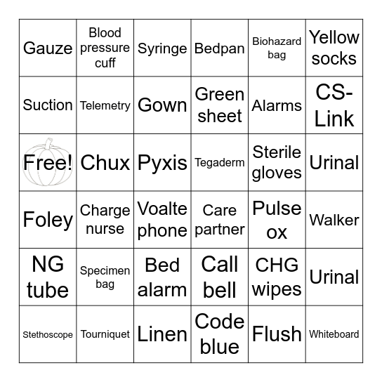 Spooky SZN Bingo Card