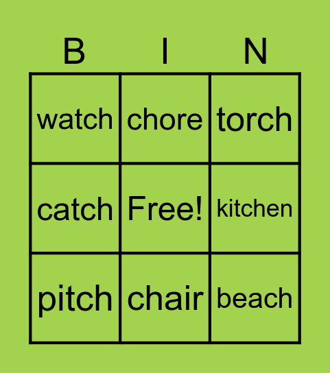 The witch chops chicken in the kitchen Bingo Card