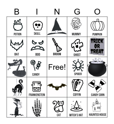 HALLOWEEN Bingo Card