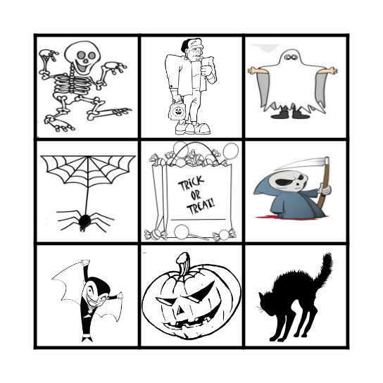 Happy Halloween! Bingo Card