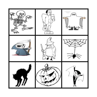 Happy Halloween! Bingo Card