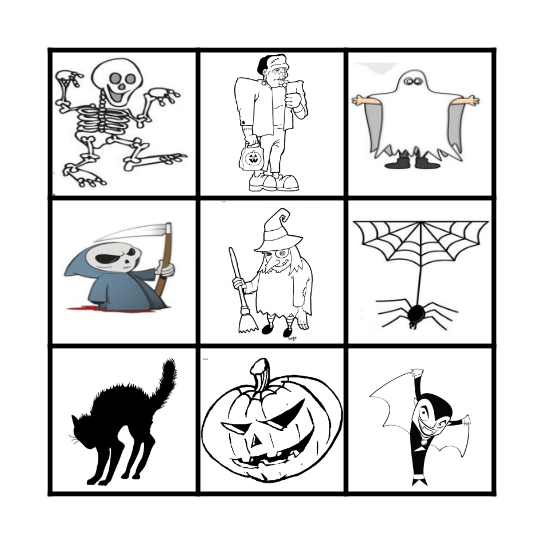 Happy Halloween! Bingo Card