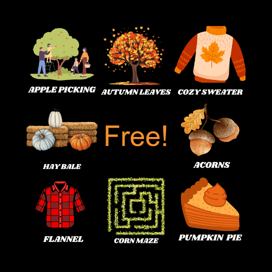 OPLER PUMPKIN PATCH BINGO Card