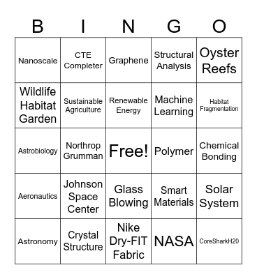 STEM Bingo! Bingo Card