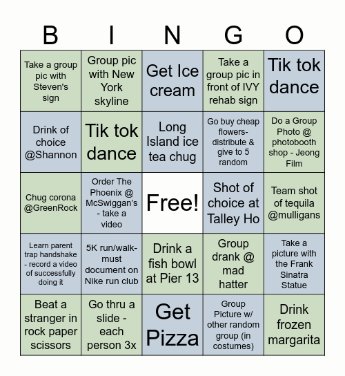 Ivy Spooky Scavenger Hunt Bingo Card