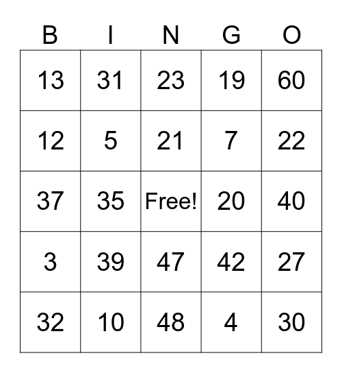 Sino Coreano Bingo Card